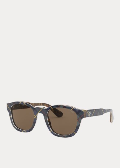 Gafas De Sol Polo Ralph Lauren Hombre Marrom - Tartan Collegiate - VLCIQ2546